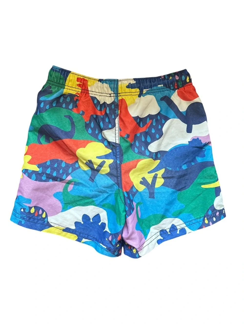 Mini Boden Swim Trunks Starboard Paintbox Dino Size 4-5